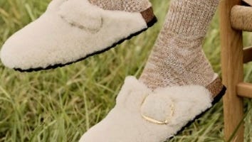 Birkenstock’s Boston Clogs Come in an Extra Cozy Shearling Version and They're Perfect for Fall